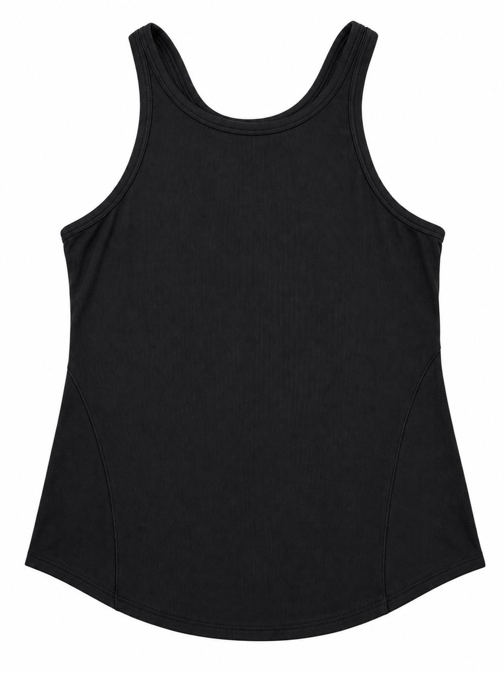 lululemon athletica Black Scoop Neck Racerback Tank